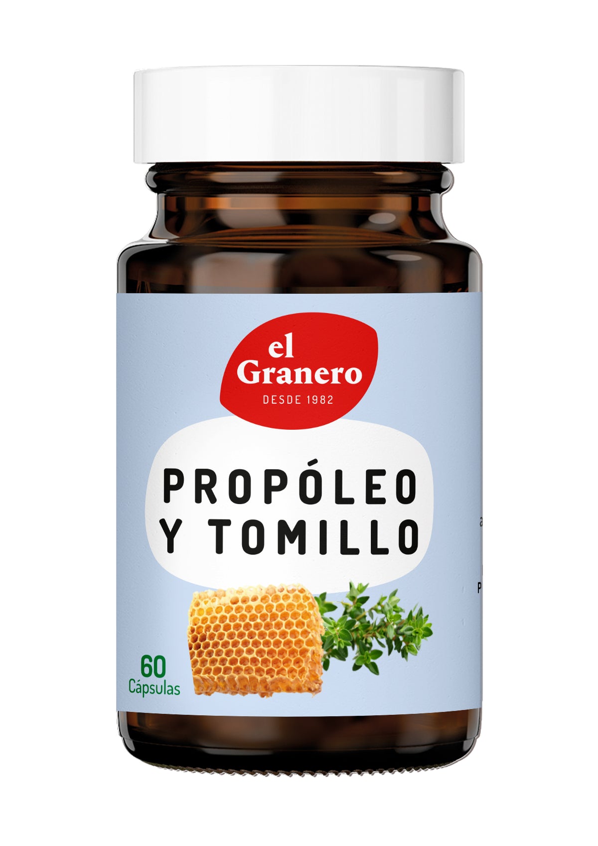 Propoleo + Tomillo El Granero 60 Cap 460 Mg