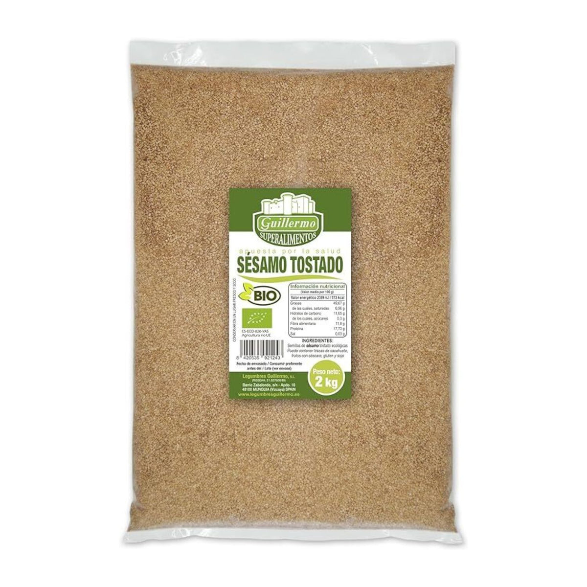 Semillas De Sésamo Tostado Bio - 2 Kg, Bolsa_0