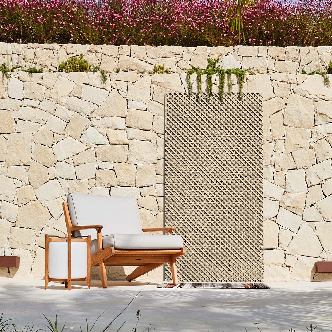 Celosía Lop - Elegancia Y Ecológica Para Tu Espacio - 1x2 M - Marfil_3