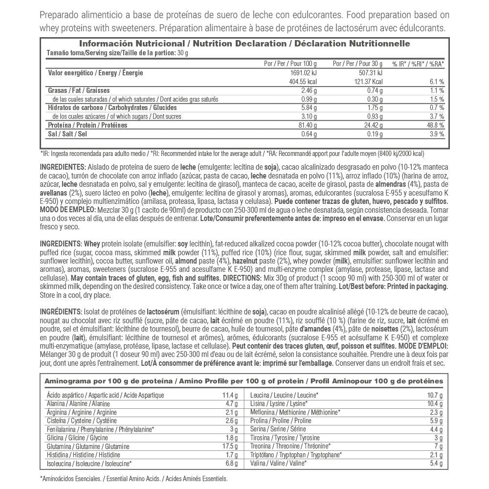 Isolate 90 Cfm - 1,8 Kg - Chocolate Crujiente - Aumenta La Masa Muscular - Masmusculo_5