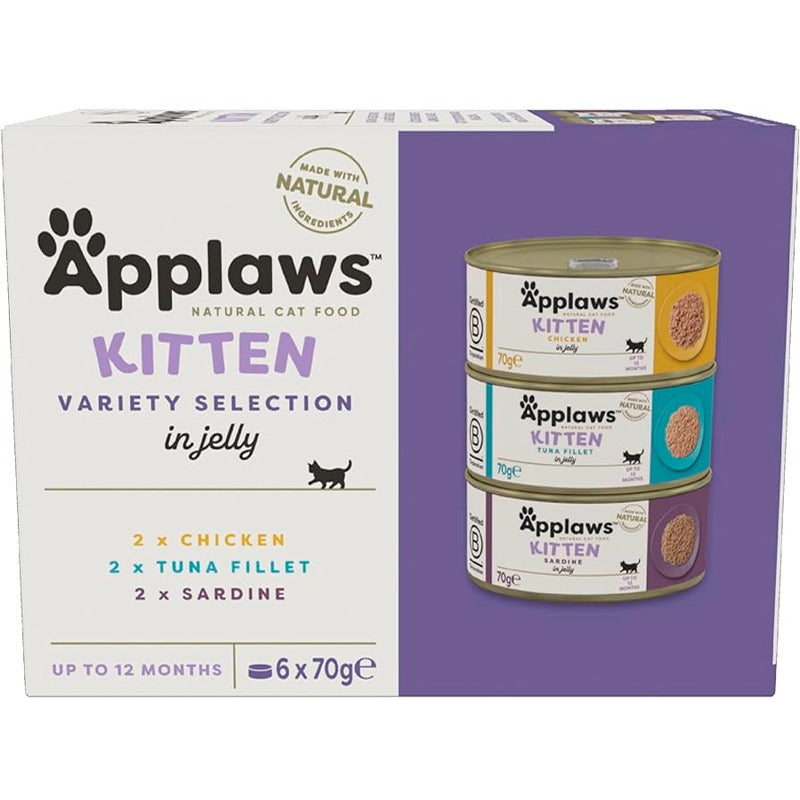 Applaws Cat Lata Kitten Multipack 6 x 70 g Comida húmeda para gatos natural grain free