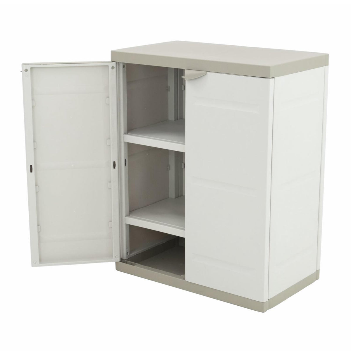 Medio Armario 70 cm Titanium, Plastiken, Beige 1
