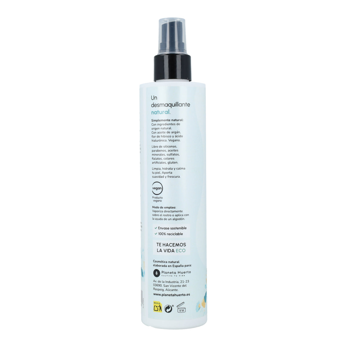 Pack hidratante facial + agua micelar Planeta Huerto