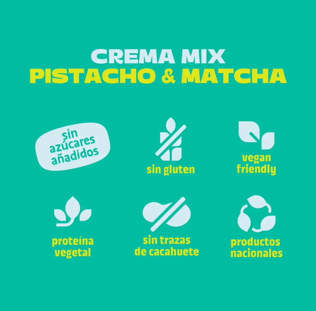 Pack crema de pistacho y matcha 4 uds The Nut Club 800g_4