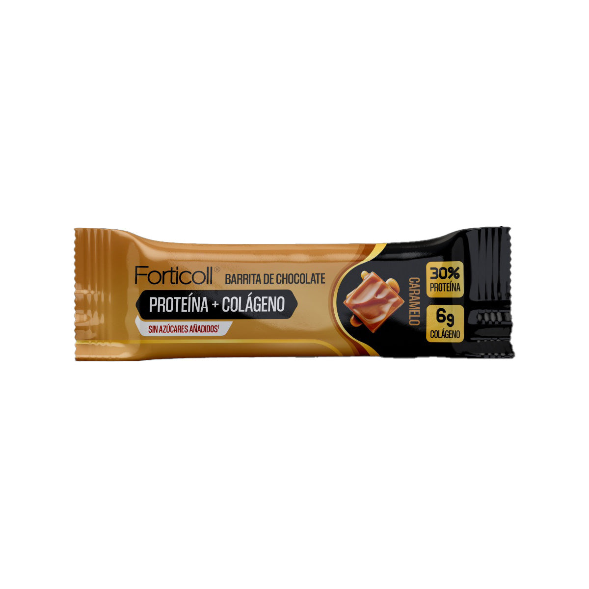 Barritas Forticoll Proteína Colágeno Caramelo 50 g