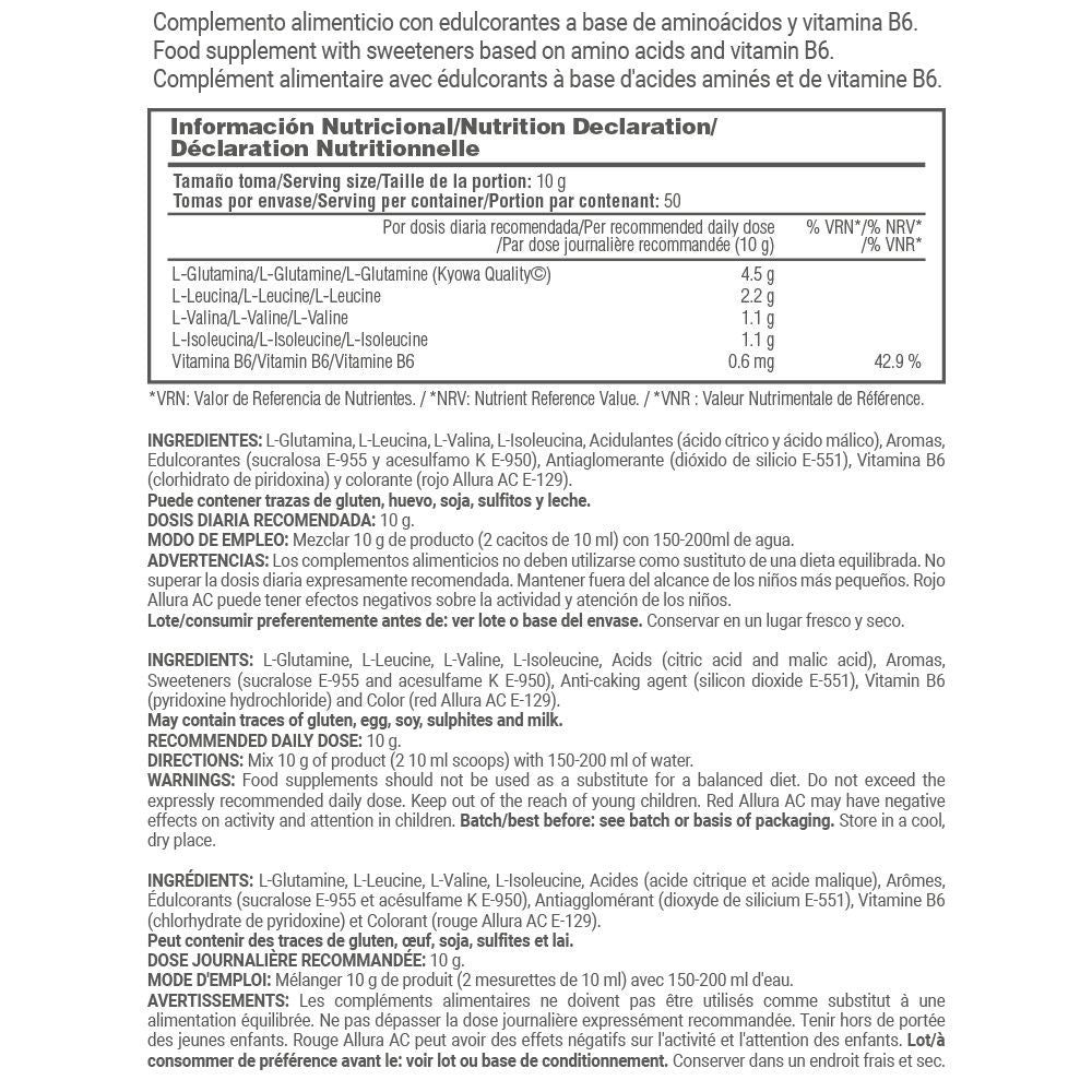 Bcaa + Glutamina Kyowa® - 500g - Sandias De Gominola - Mejora La Resistencia - Masmusculo_5