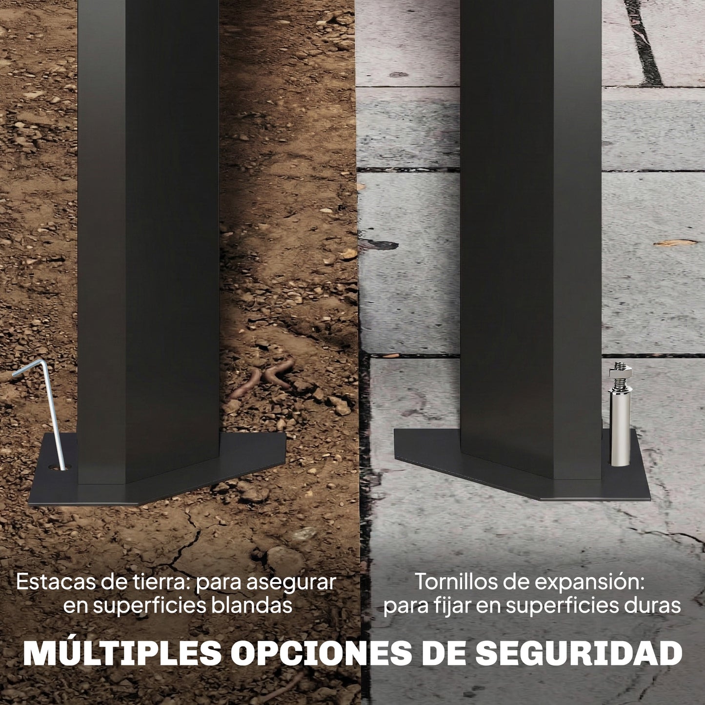 Outsunny Pérgola De Jardín 3x4 M Con Techo De Lamas Orientables Upf50+ Crema_5