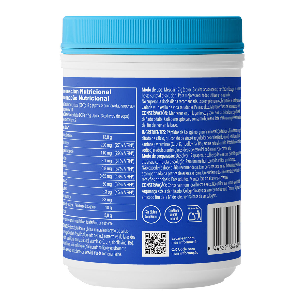 Active Complex Collagen Limón Vital Proteins 357 g