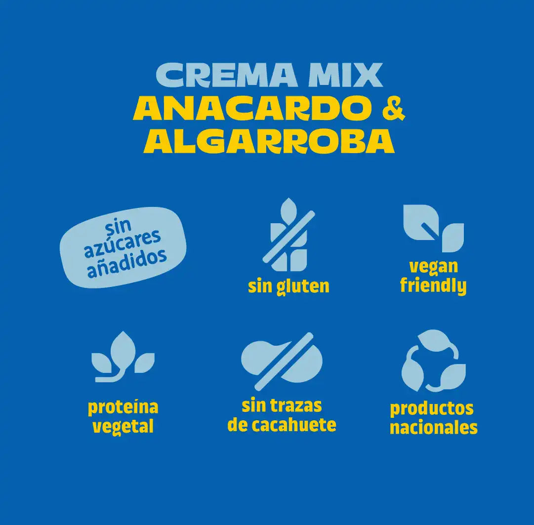 Crema de anacardo y algarroba The Nut Club 200g_4