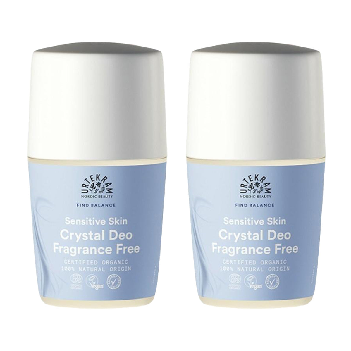Pack 2x Desodorante roll-on Sin Fragancia Urtekram 50 ml