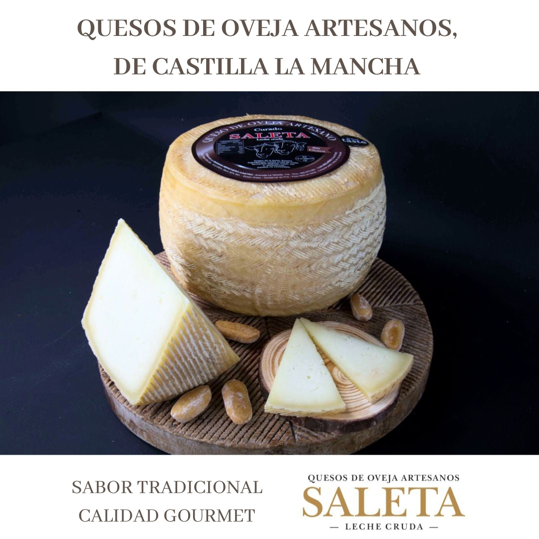 Queso Curado Entero De Oveja (2,8 Kg) | Elaboración Artesana Quesos De La Mancha_5