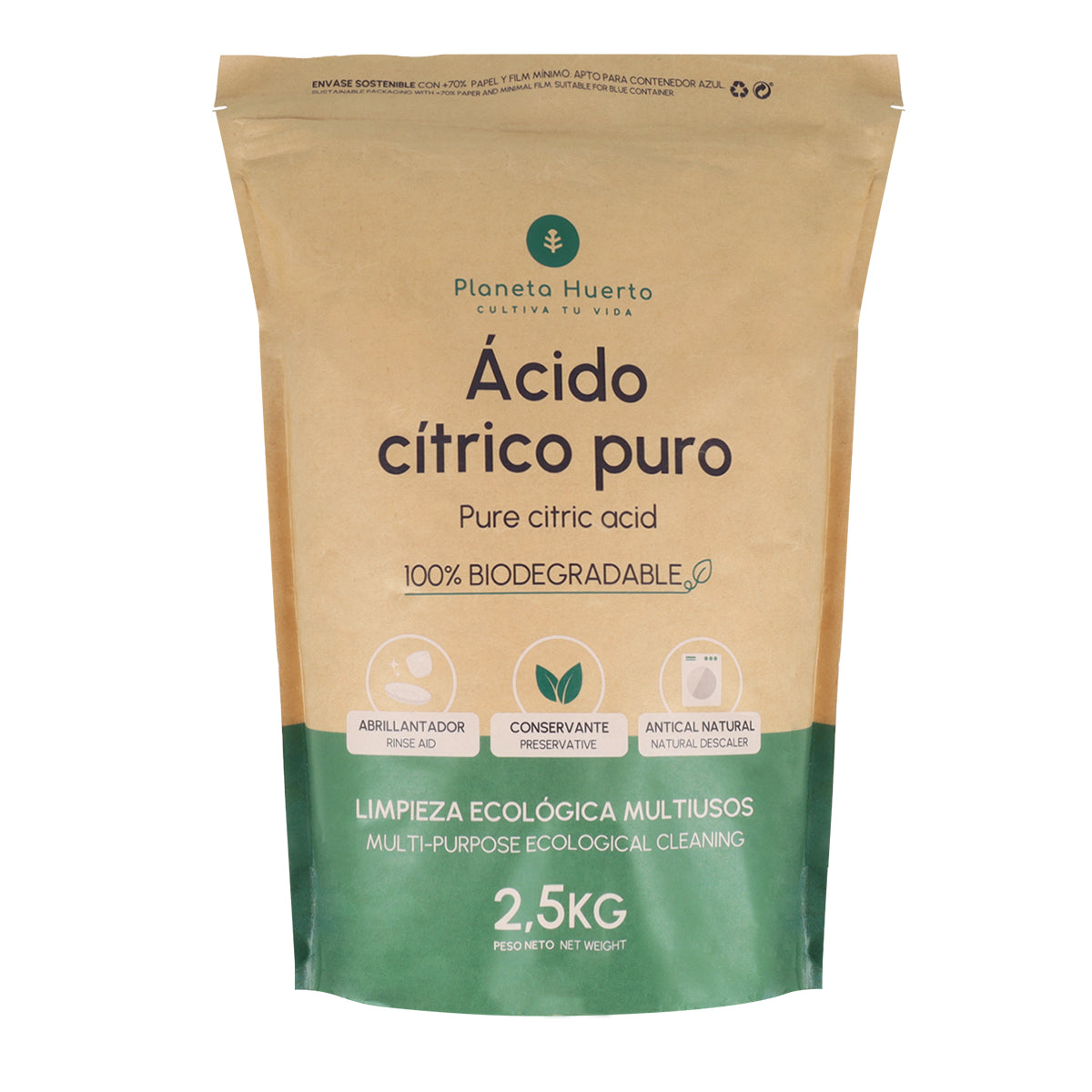 Pack limpieza Eco Zero Waste XL Planeta Huerto