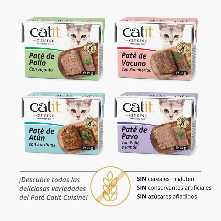 Paté de Pollo con Hígado Catit Cuisine 95 g