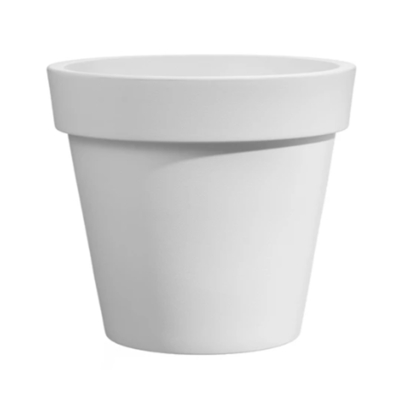 Veca Macetero Plástico Blanco Easy 55x49 Cm_0