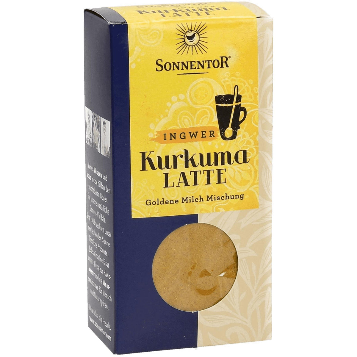 Cúrcuma latte ginger leche dorada BIO 60g Sonnentor