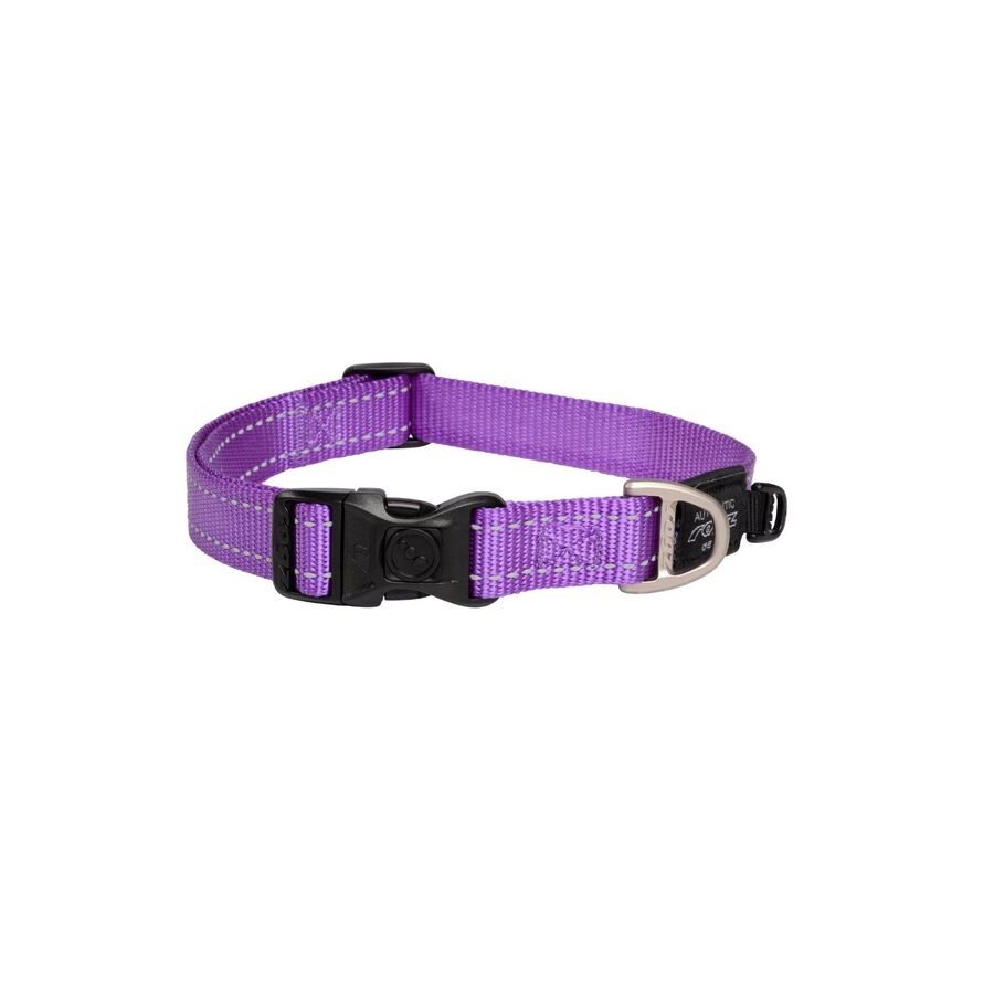 Collar Para Perro, Modelo Classic De Rogz Color Lila. Talla Xxl (63-70kg)_0