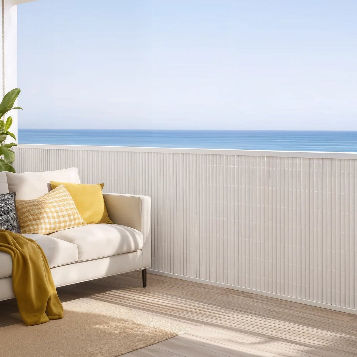 Pack Instalación Cañizo Pvc Recycane 20 Mm 6 Metros Blanco 1,8x3 M_2