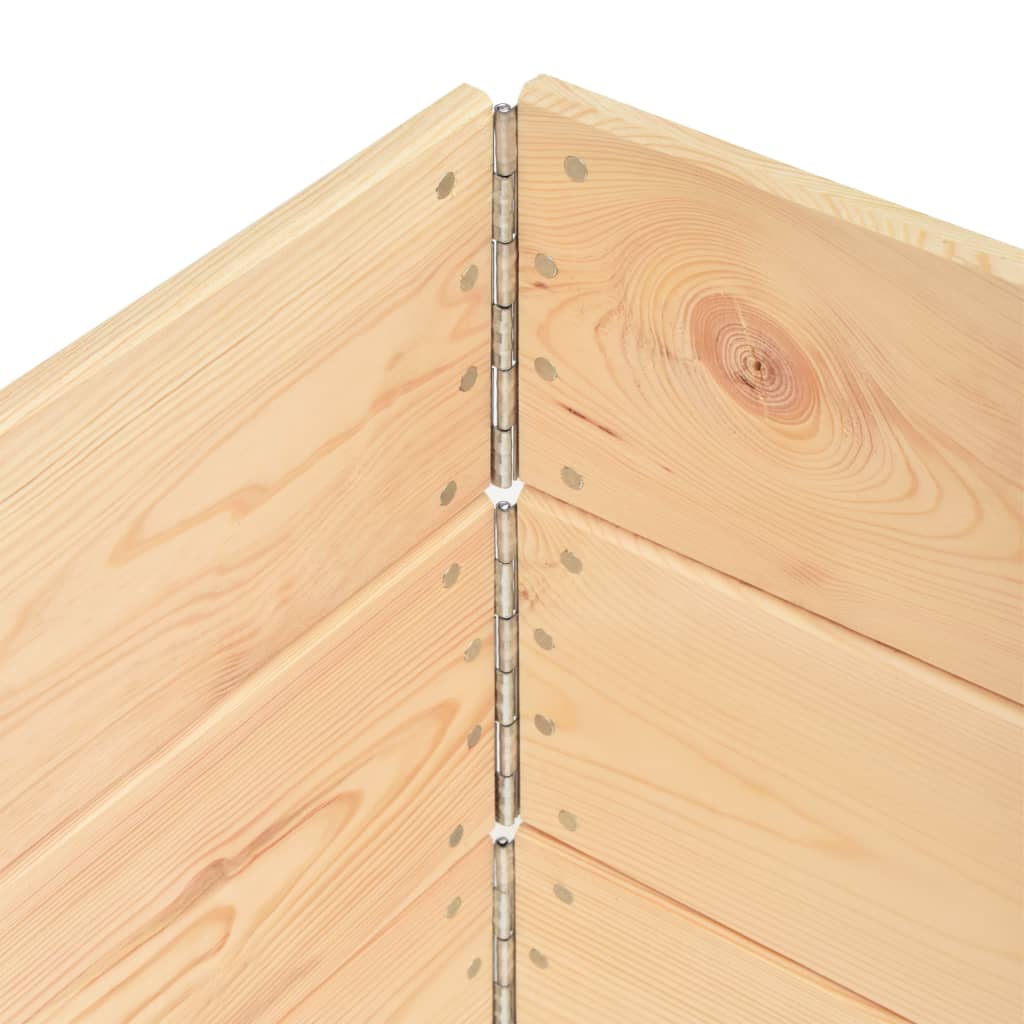 Arriates De Madera Maciza De Pino 3 Unidades 50x100 Cm_5