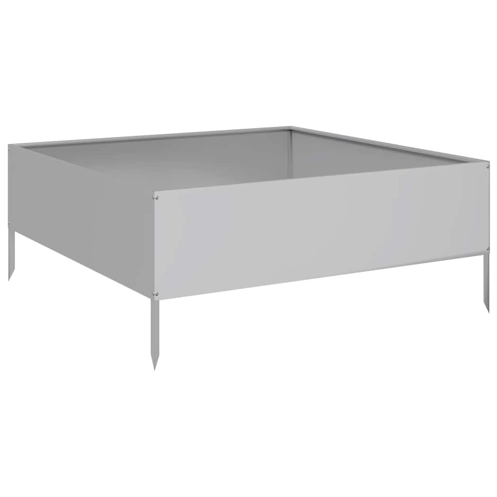 Jardinera De Acero Galvanizado 100x100x41 Cm_5