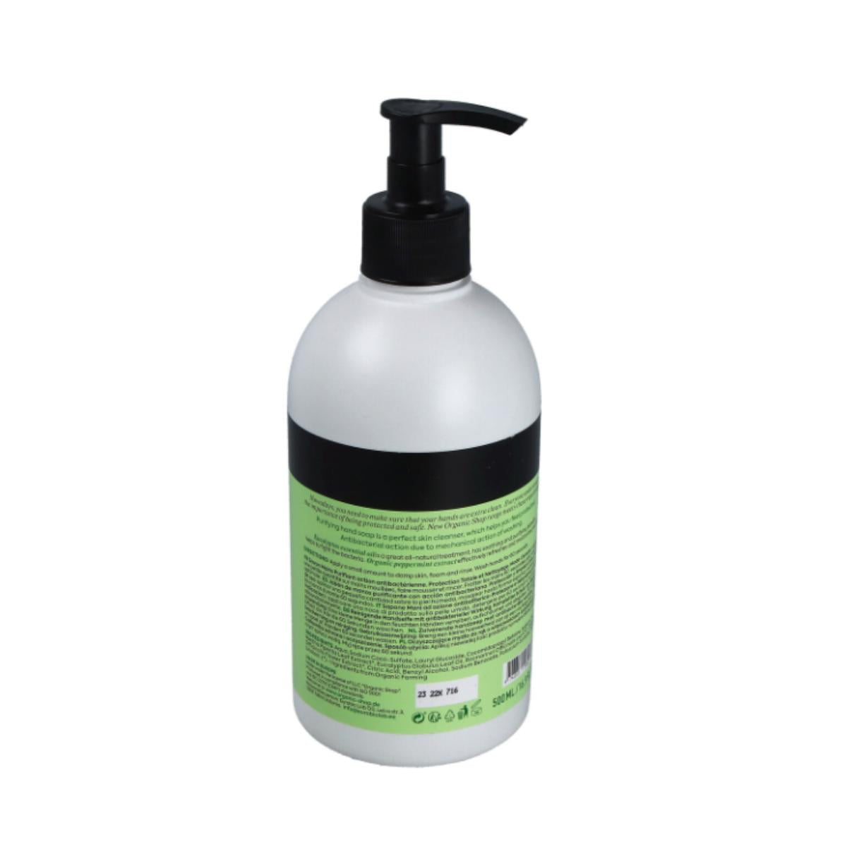 Jabón de manos purificante con acción higienizante, Organic Shop 500 ml