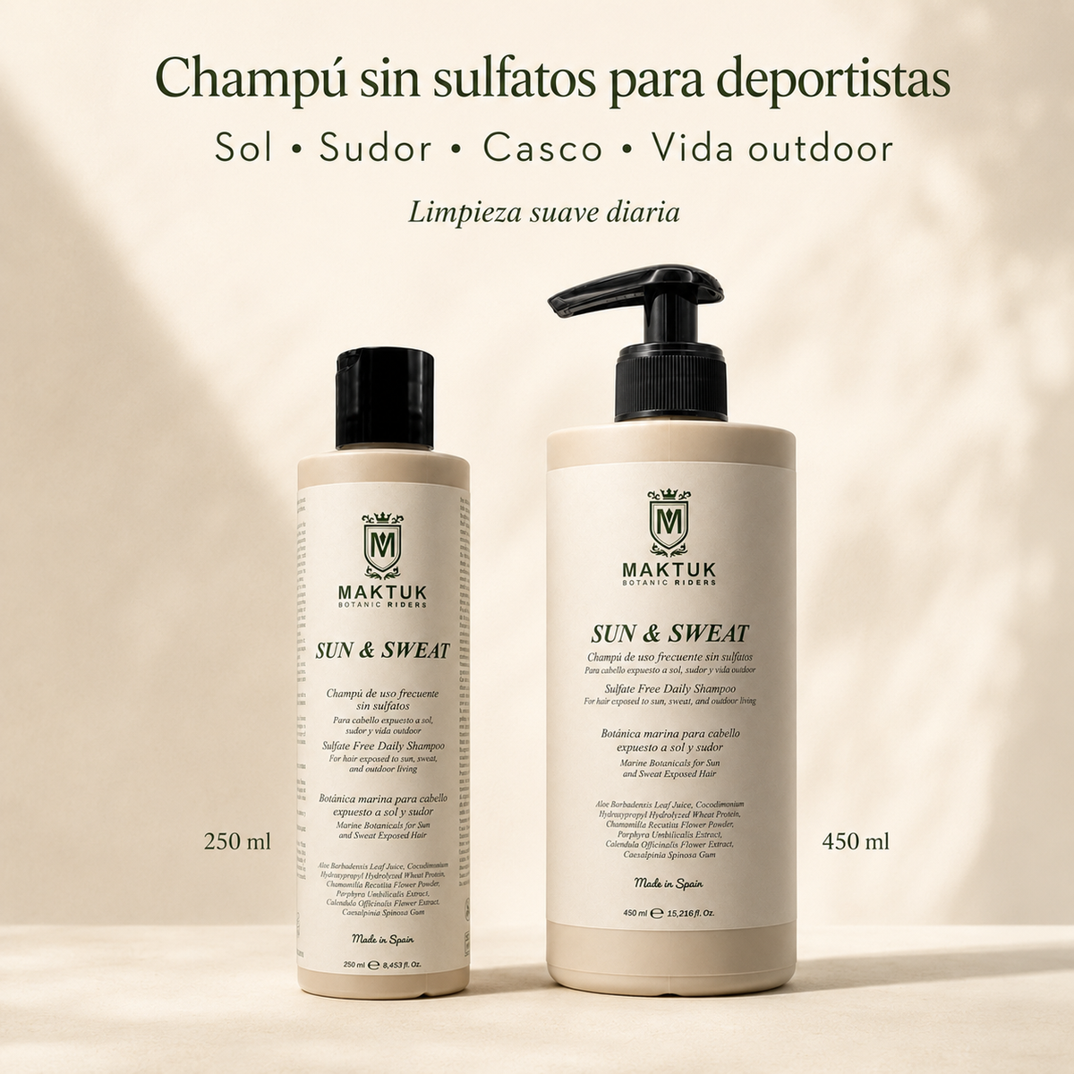 Champú Sin Sulfatos Para Deportistas Sun & Sweat 250 Ml_3