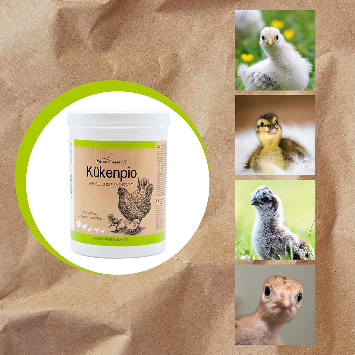 Kükenpio Alimento Complementario Rico En Probióticos Y Oligoelementos - Para Pollitos De Gallina, Faisanes, ect 550gr_3