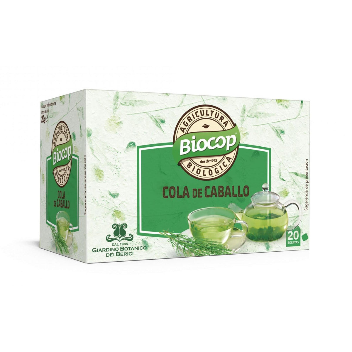 Té cola de caballo Biocop Giardino, 20 Bolsitas