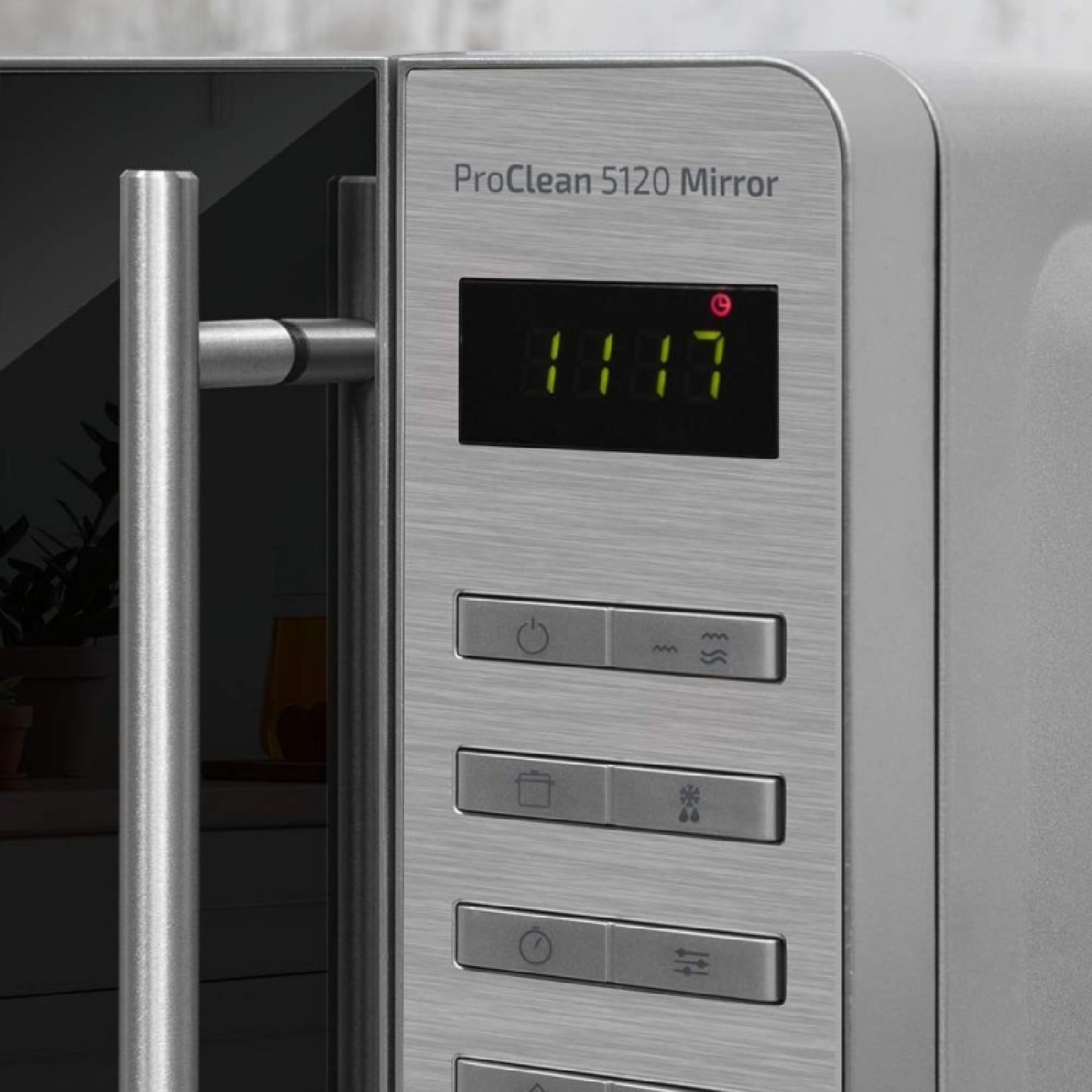 Microondas Proclean 5120 Inox. 700 W, Grill 800 W, Capacidad 20 L, Revestimiento Ready2clean Para Mejor Limpieza, Tecnología 3dwave, 8 Programas, Di_4