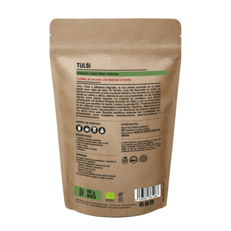 Tulsi Bio 100g- Orgánica Superfoods_1
