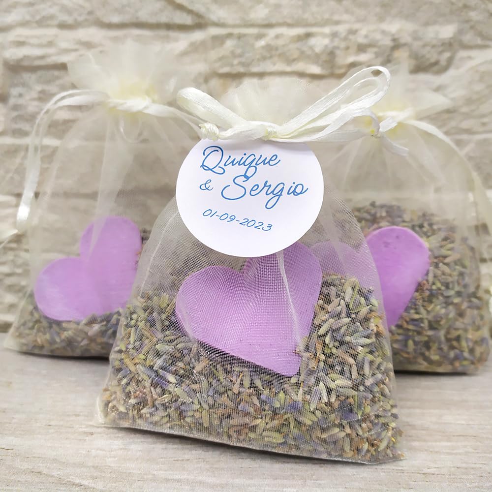 12 Jabones Aromáticos Con Forma De Corazón - Detalle Para Invitados De Eventos. Jabón Glicerina Aroma Lavanda_5