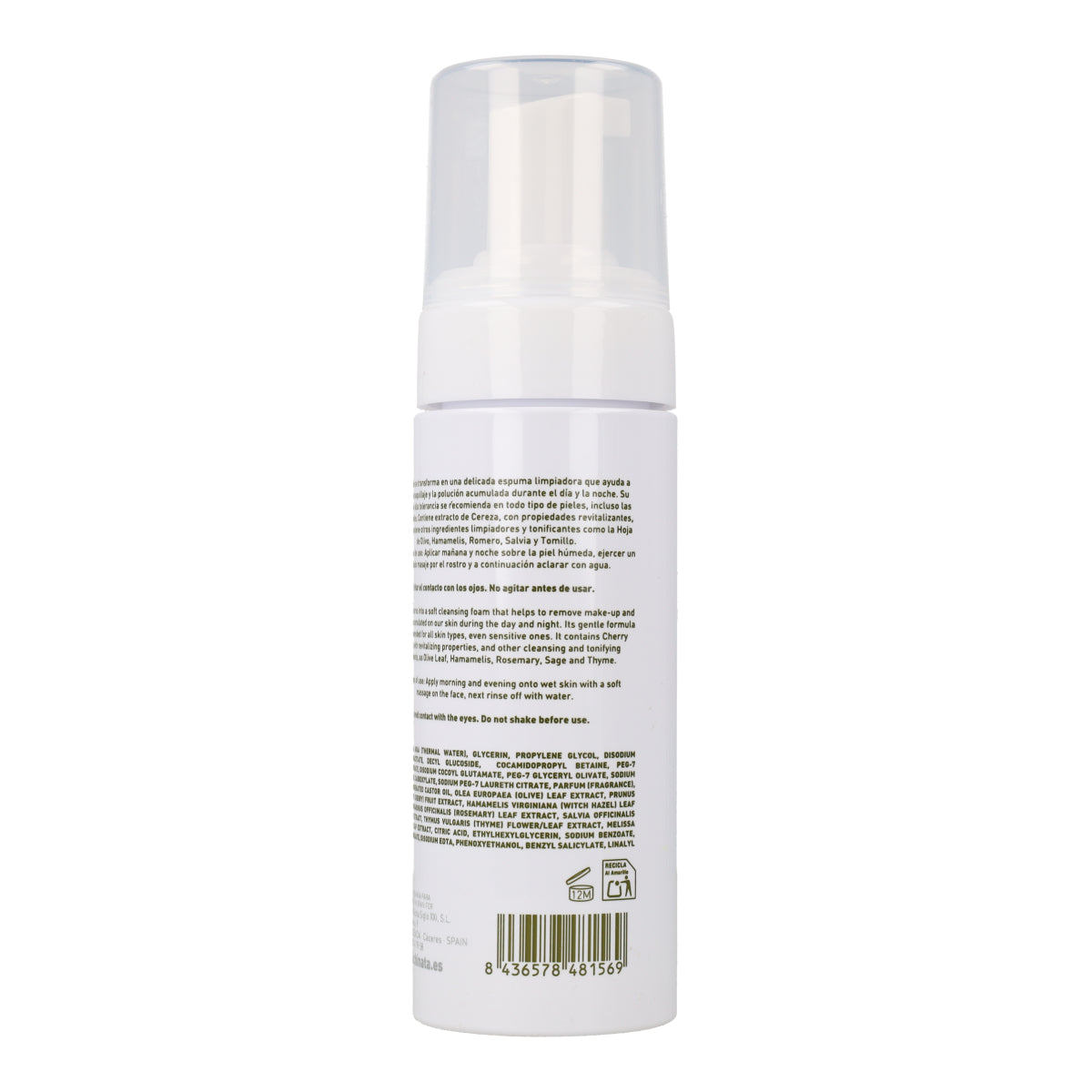 Mousse Limpiadora Cereza La Chinata 150 ml