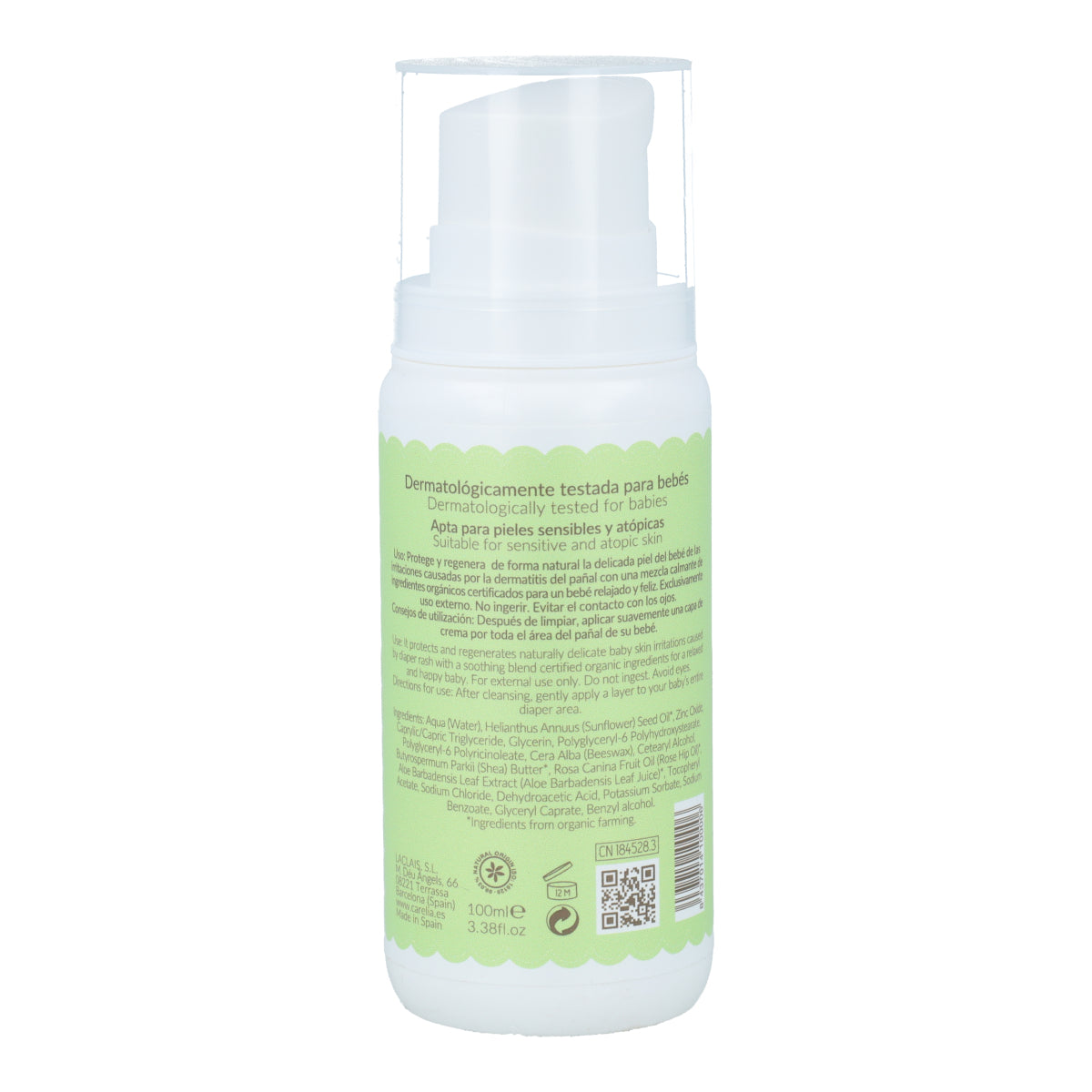 Crema para Bebés Bálsamo Pañal Carelia 100 ml