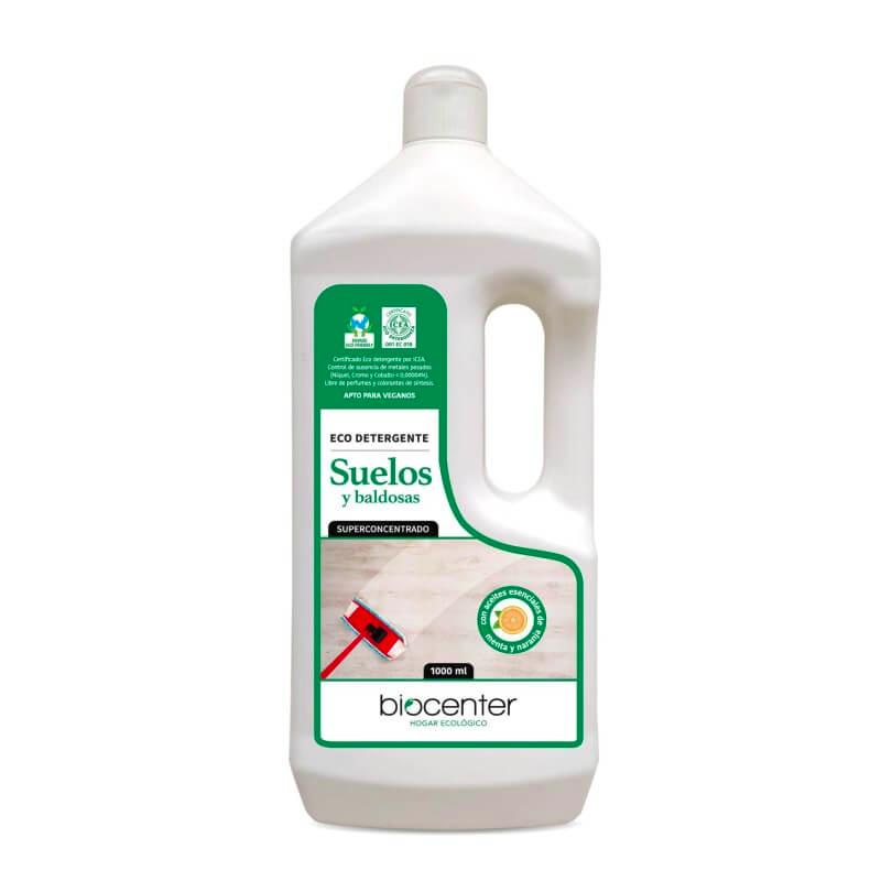 Detergente ecológico Suelos y superficies duras Biocenter 1 L