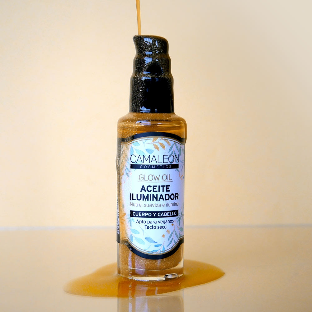 Aceite Iluminador Corporal Glow Oil 30ml Camaleon Cosmetics_4
