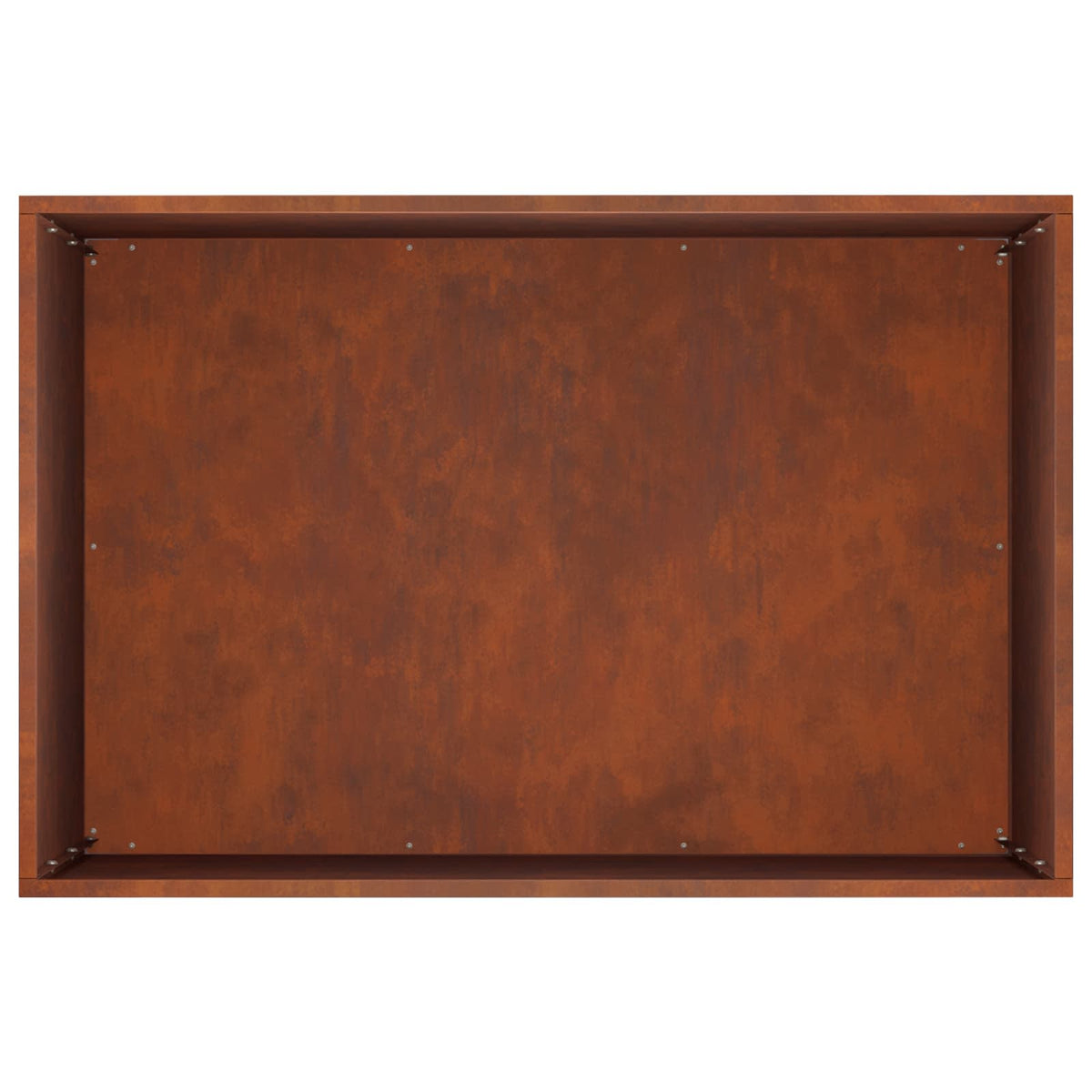 Macetero De Jardín 2 Uds. Oxidado 50 X 40 X 50 Cm Acero Oxidado_5