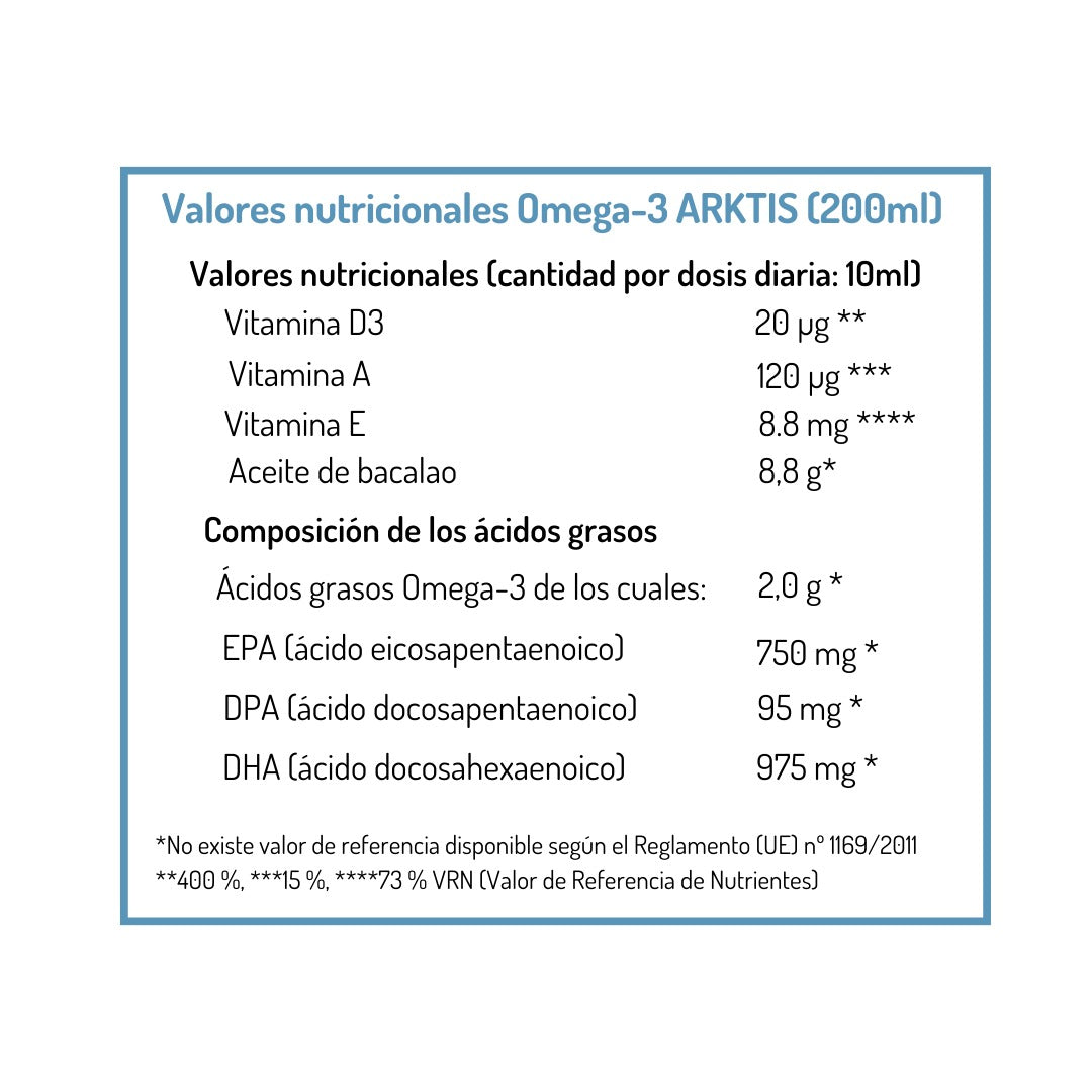 Omega-3 Sabor limón ARKTIS NORSAN 200 ml