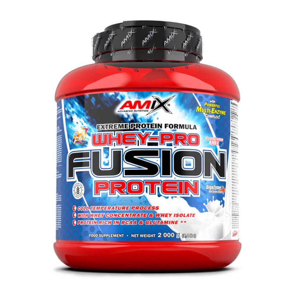 Whey Pro Fusion Protein - 2kg - Platano - Proteina De Suero Whey - Amix Nutrition_0