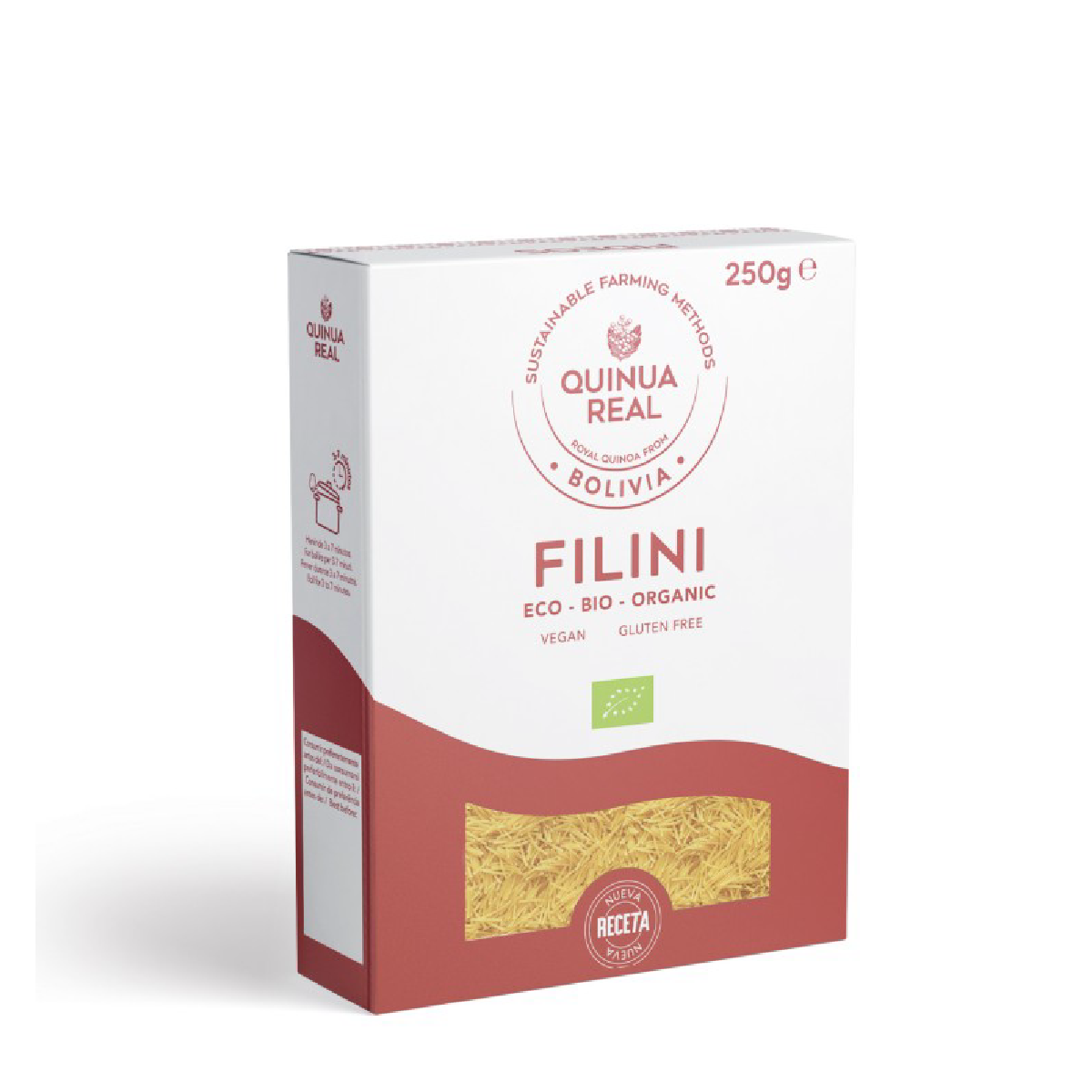 Fideos de Quinoa Real y Arroz sin gluten bio Quinua Real 250 g
