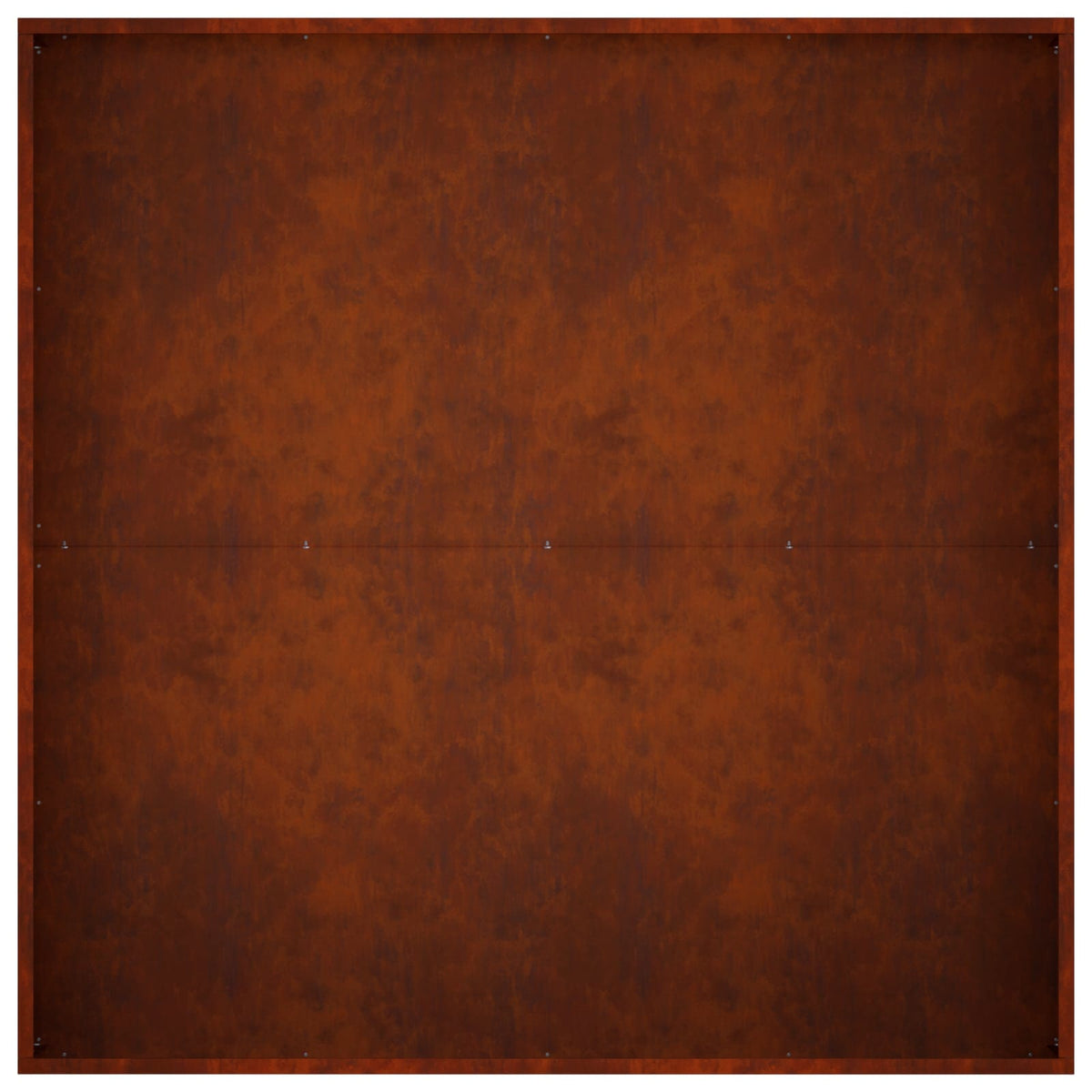 Macetero De Jardín 2 Uds. Oxidado 80 X 80 X 20 Cm Acero Oxidado_5