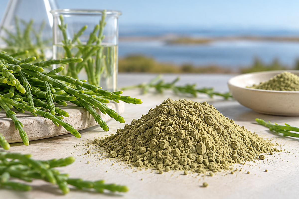 Salero De Salicornia Y Sal Marina Virgen Bio | 50% Menos Sodio (35 Gramos)_1