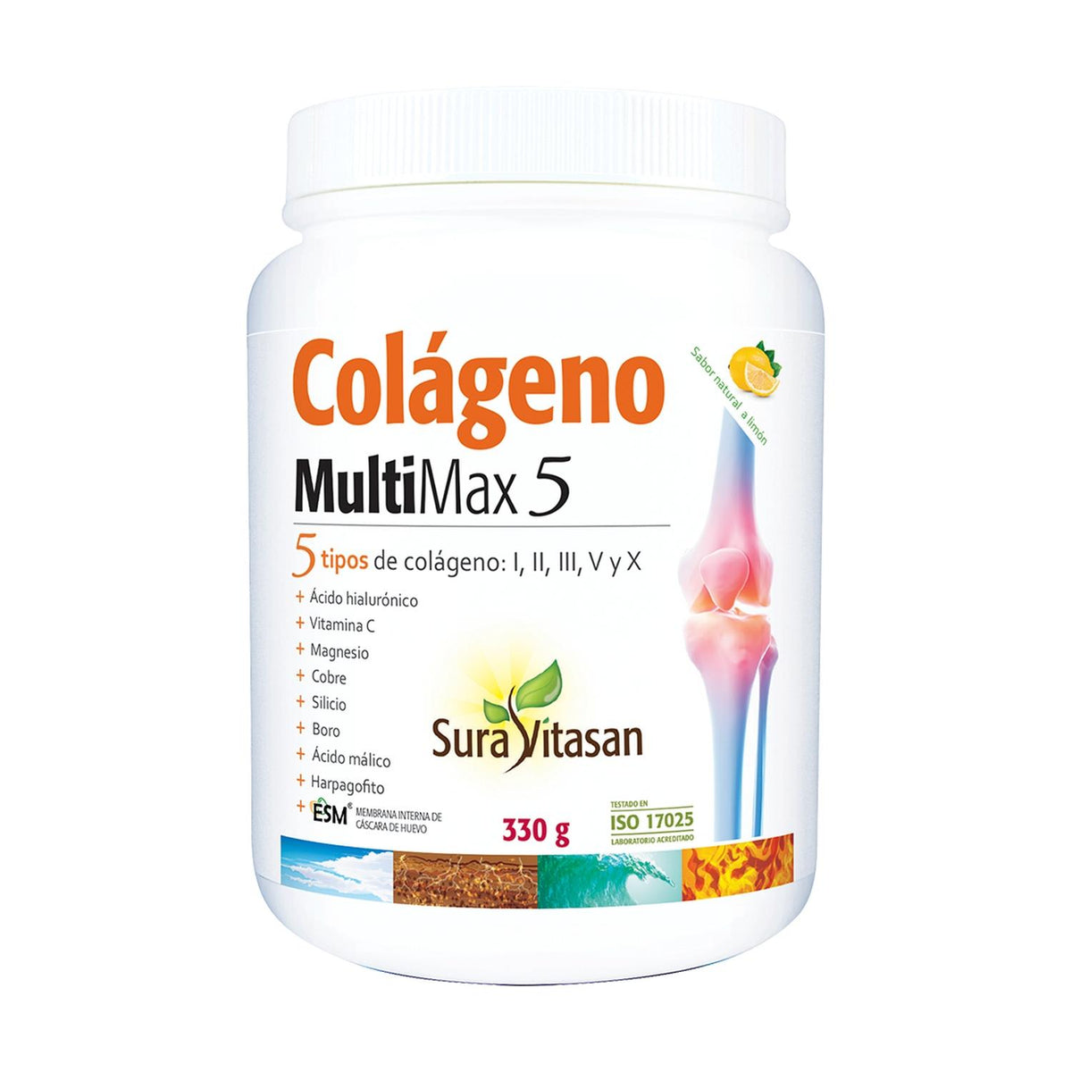 Colágeno Multi Max 5 Sura Vitasan 330 gr