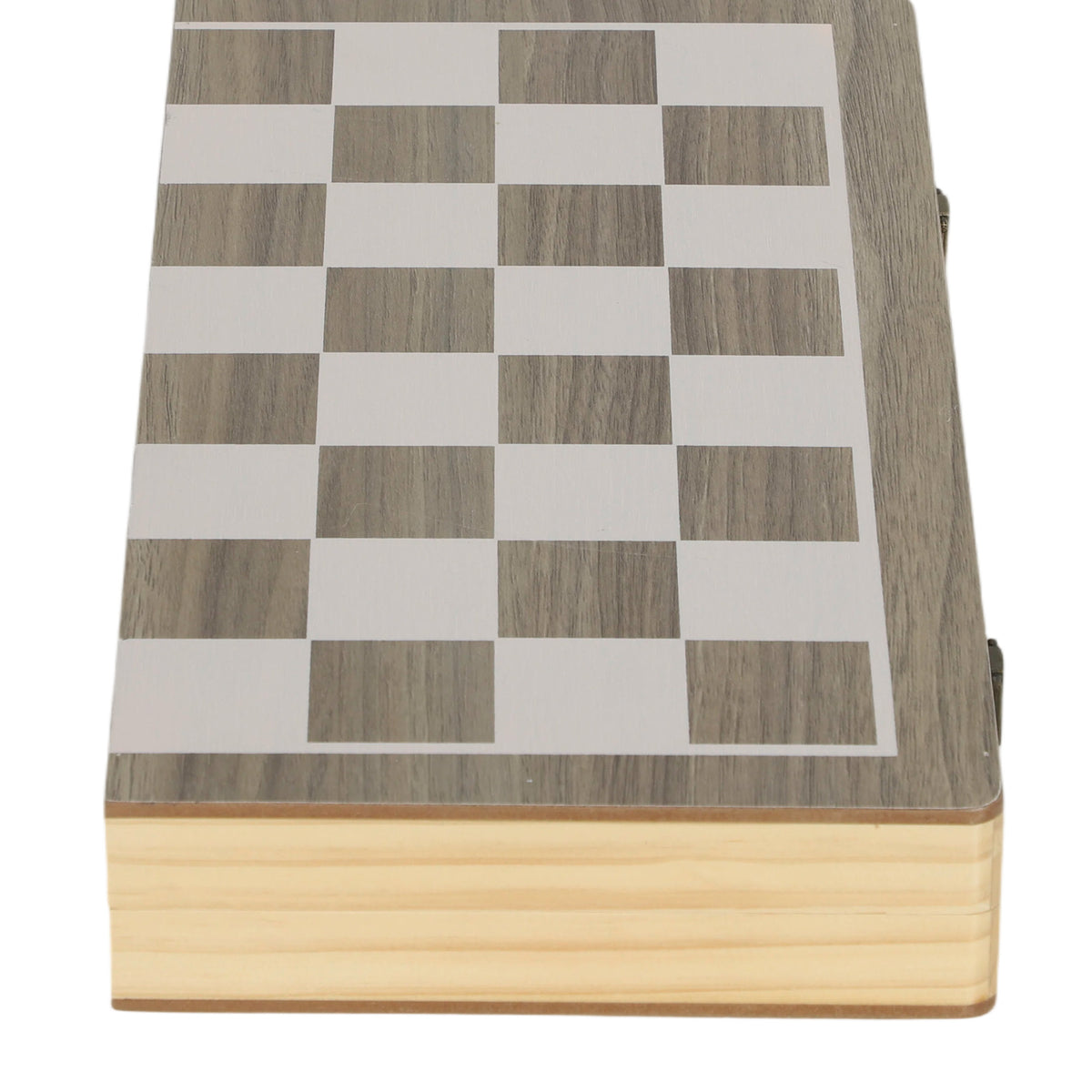 Jogo De Xadrez E Damas Sportnow Mdf, Madeira De Pinho Madeira E Branco 38.5x38.5x2.8 Cm A71-056v00wn_5