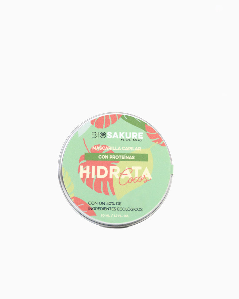 Acondicionador Profundo Y Mascarilla Con Proteínas Hidrata Cocos 200 Ml Bio Sakure_3