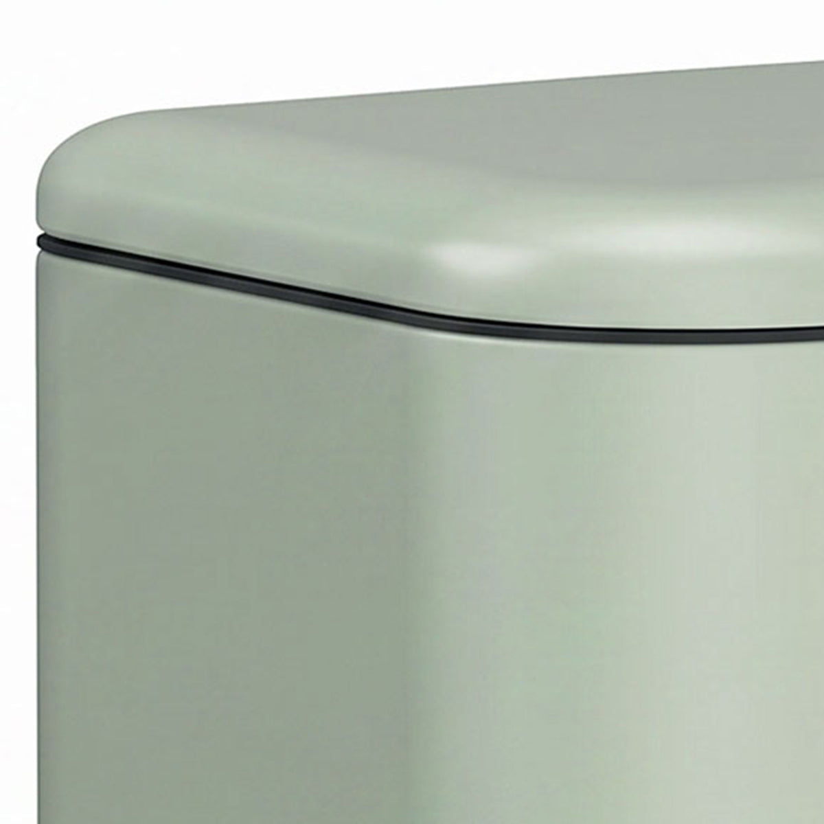 Caixote Do Lixo Homcom Aço Galvanizado, Pp Verde 32.5x27.8x48 Cm_5