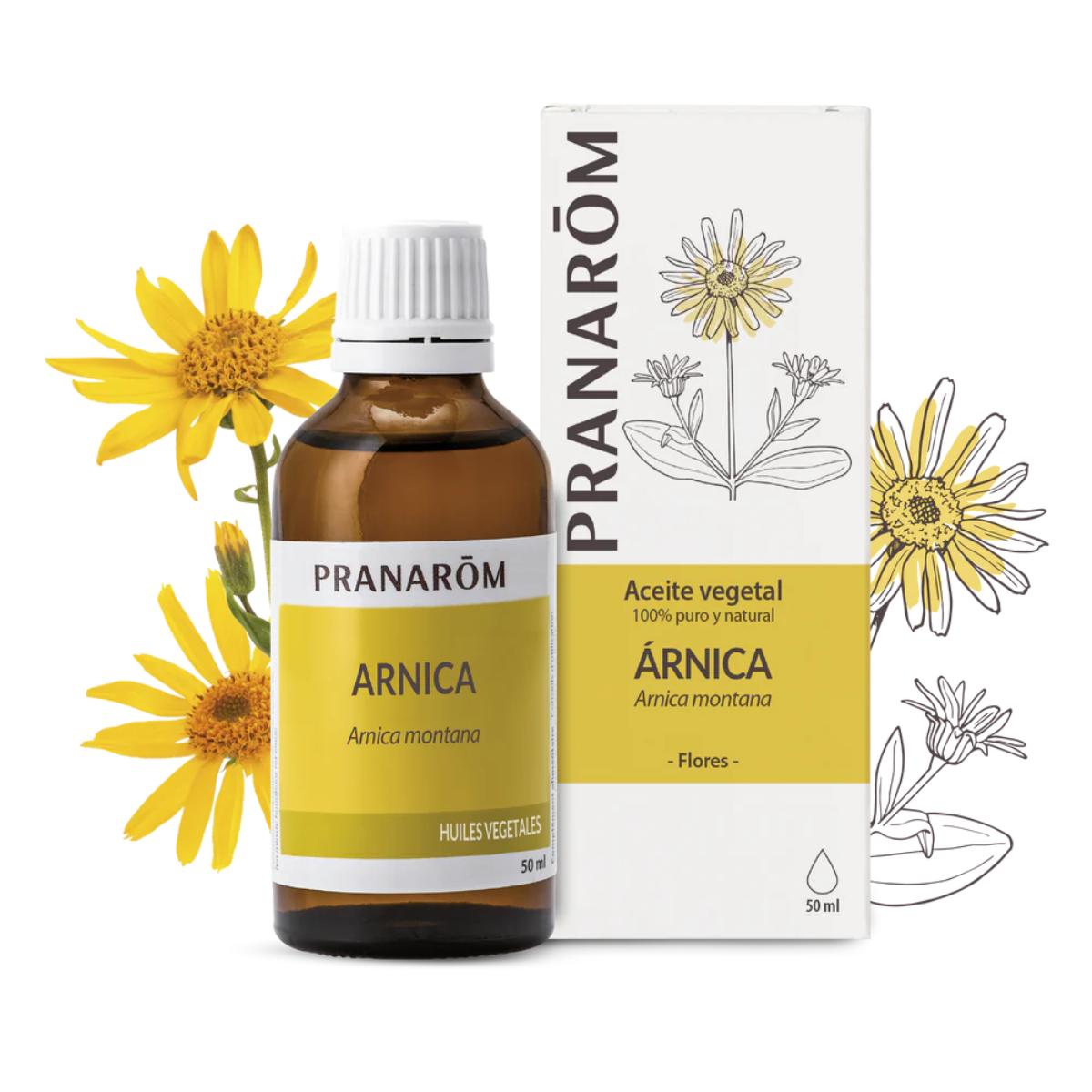 Aceite vegetal árnica, Pranarôm 50 ml