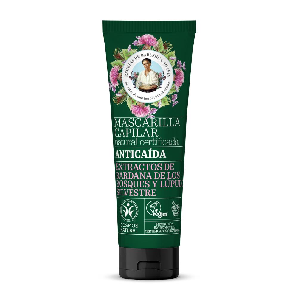 Mascarilla capilar natural certificada Anticaída Agafia Natura Siberica 200 ml