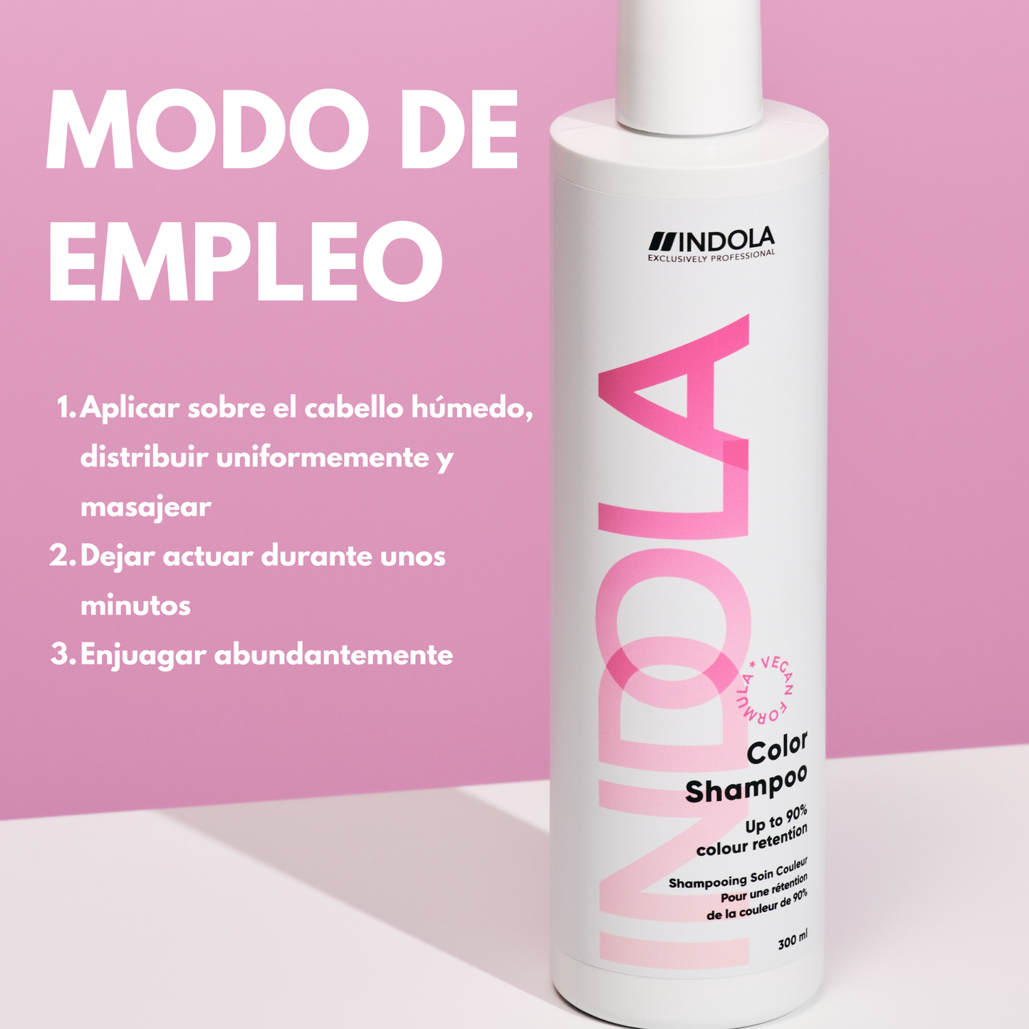 Indola Champú Protector Del Color Profesional Para Cabello Teñido 300ml_5