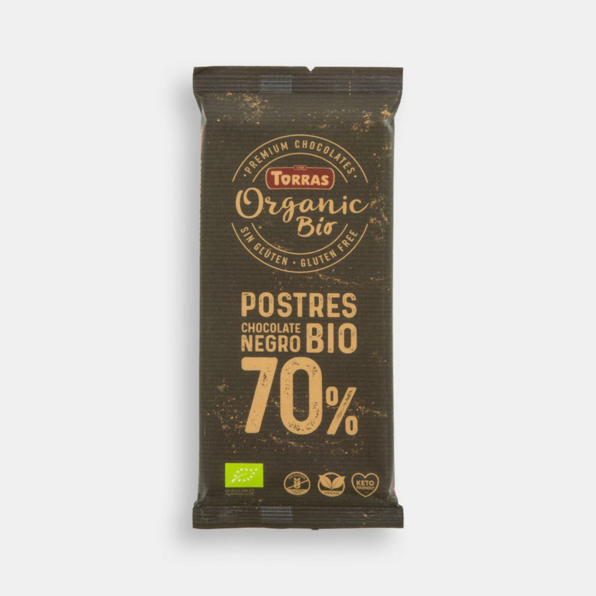 Chocolate Fondant Cobertura para Postres 70% Cacao Bio Torras 170 g