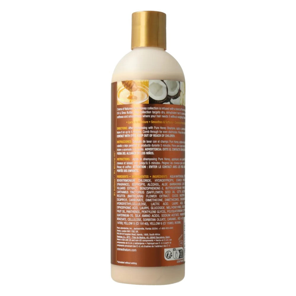 Acondicionador Pure Honey Moisturizing Dry Defense Conditioner Creme Of Nature 355ml_1