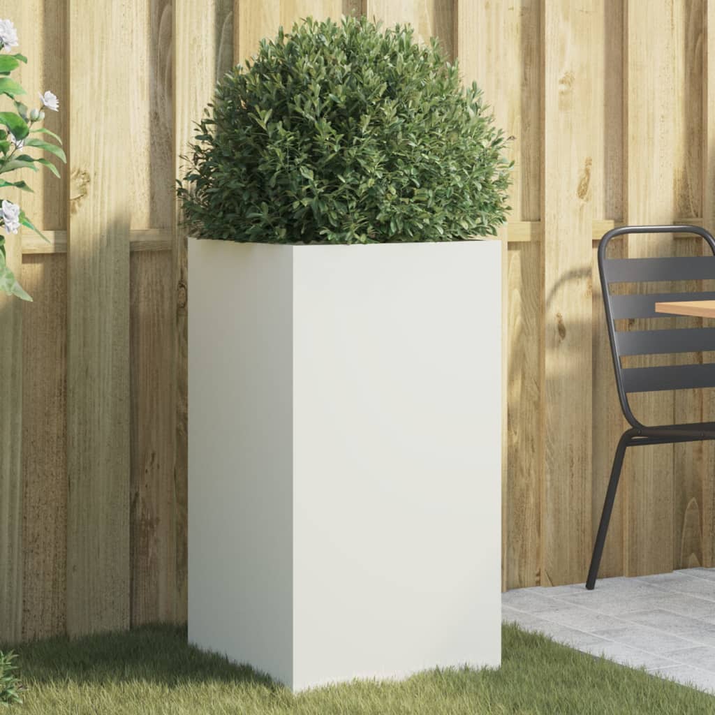 Jardinera Acero Blanco 42x38x75 Cm_1